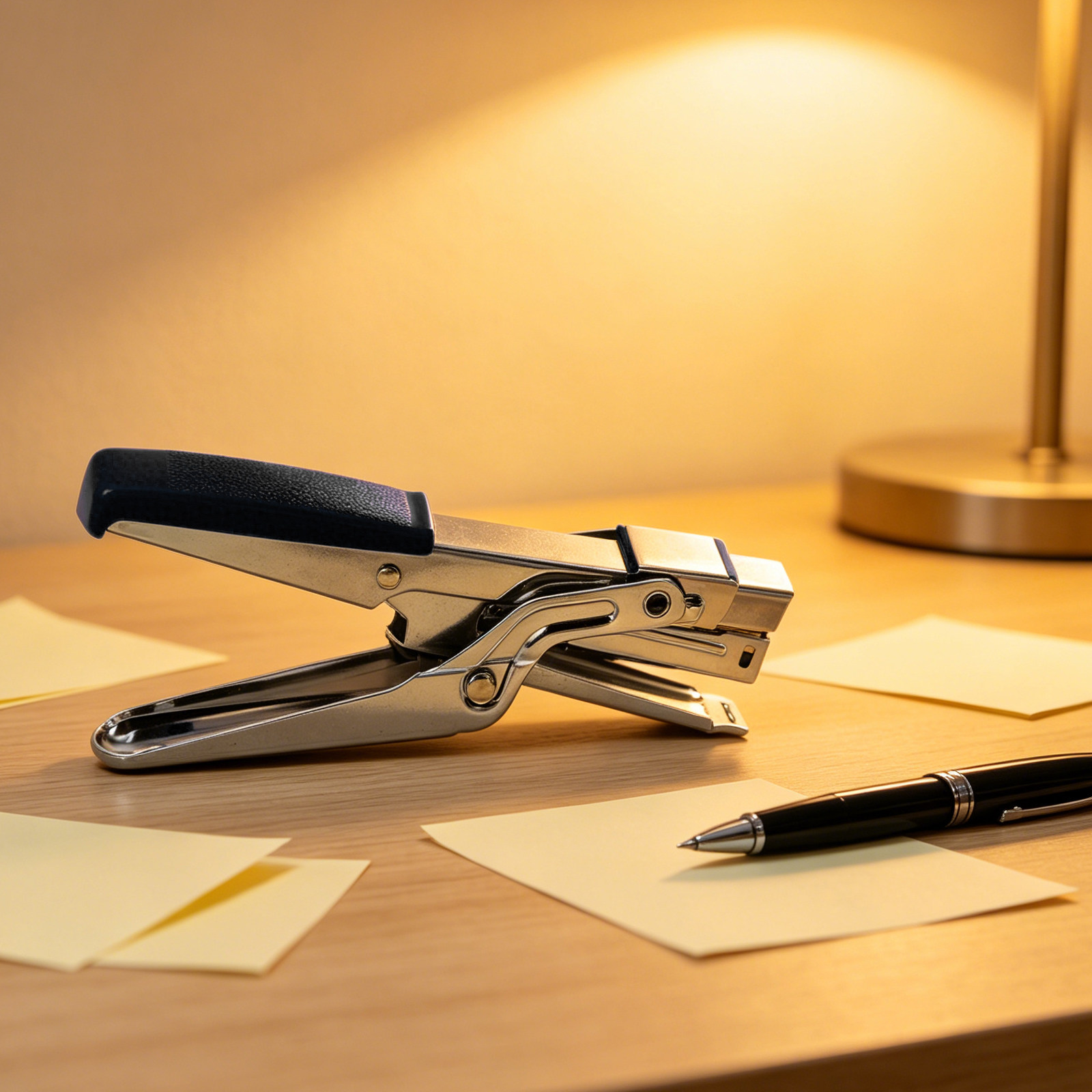 เครื่องเย็บกระดาษแบบมือถือสีดำ - Stapler Heavy Duty บทวิจารณ์และราคา
