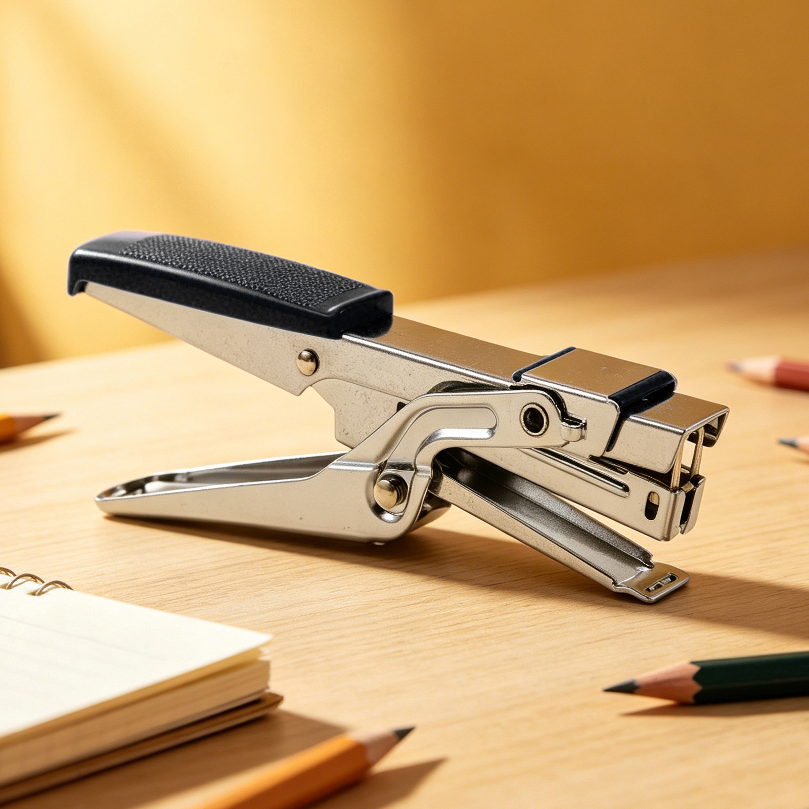 เครื่องเย็บกระดาษแบบมือถือสีดำ - Stapler Heavy Duty บทวิจารณ์และราคา
